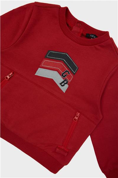 GB Baby Erkek Bebek Kırmızı Sweatshirt