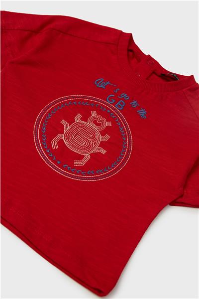 GB Baby Erkek Bebek Kırmızı T-Shirt