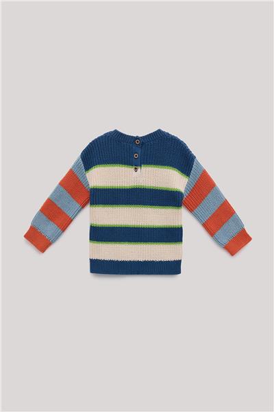 GB Baby Erkek Bebek Renkli Kazak