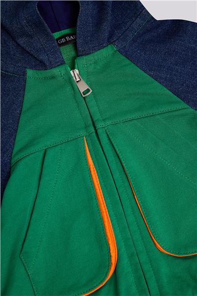 GB Baby Baby Boy Green Tracksuit TopGB Baby Baby Boy Green Tracksuit Top