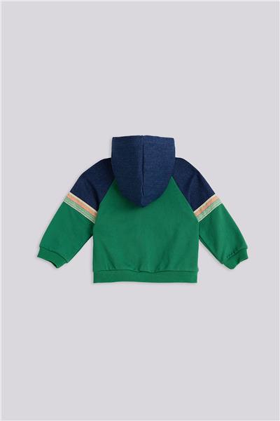 GB Baby Baby Boy Green Tracksuit TopGB Baby Baby Boy Green Tracksuit Top