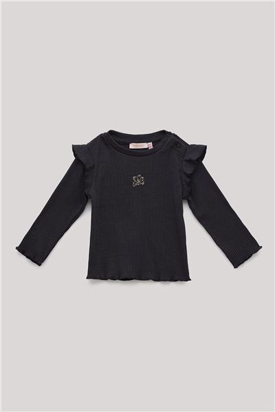 GB Baby Kız Bebek Antrasit T-Shirt