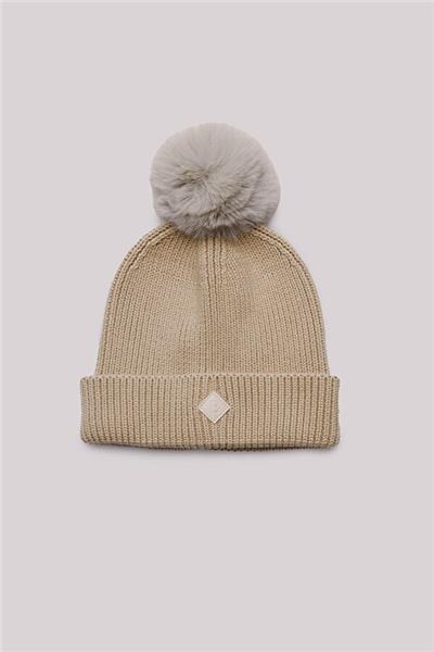 GB Baby Baby Girl Beige HatGB Baby Baby Girl Beige Hat
