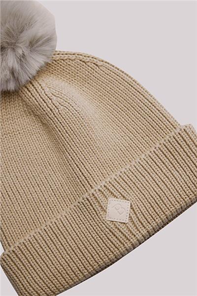 GB Baby Baby Girl Beige HatGB Baby Baby Girl Beige Hat