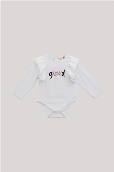 GB Baby Kız Bebek Beyaz Body