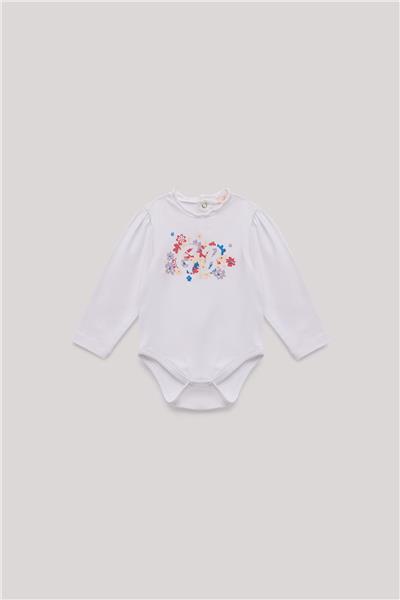 GB Baby Kız Bebek Beyaz Body