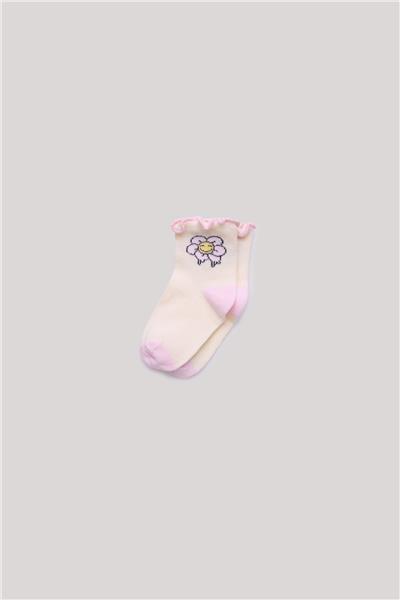 GB Baby Kız Bebek Beyaz Çorap