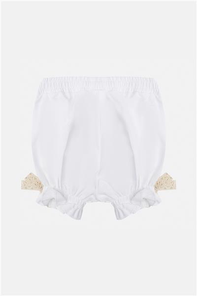 GB Baby Kız Bebek Beyaz Şort