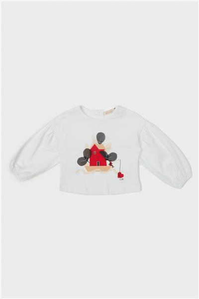 GB Baby Kız Bebek Beyaz T-Shirt