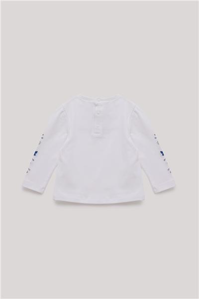 GB Baby Kız Bebek Beyaz T-Shirt