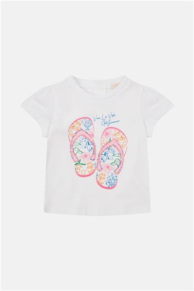 GB Baby Kız Bebek Beyaz Tshirt