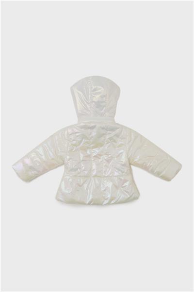 GB Baby Kız Bebek Beyaz Yağmurluk