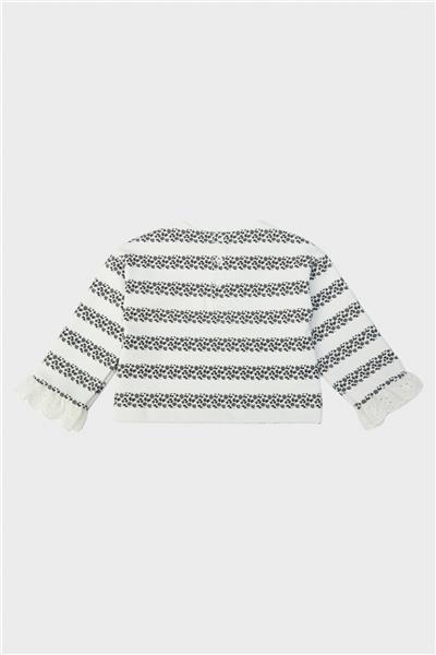 GB Baby Kız Bebek Çizgili Sweatshirt