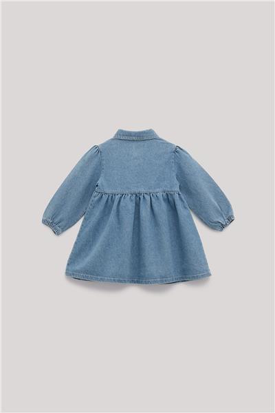 GB Baby Kız Bebek Denim Elbise
