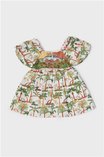 GB Baby Kız Bebek Desenli Elbise
