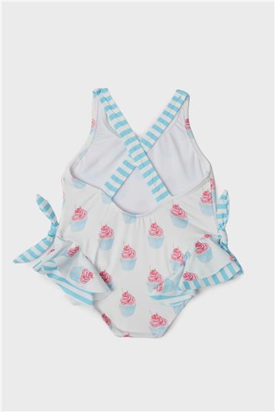 GB Baby Kız Bebek Desenli Mayo