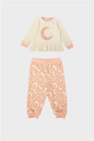 GB Baby Kız Bebek Desenli Pijama Takımı