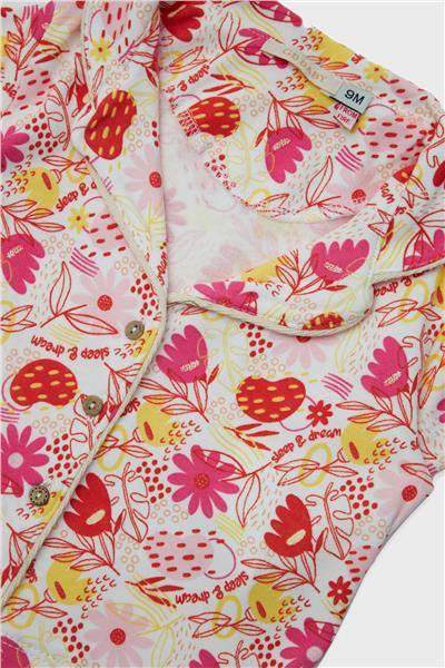 GB Baby Kız Bebek Desenli Pijama Takım