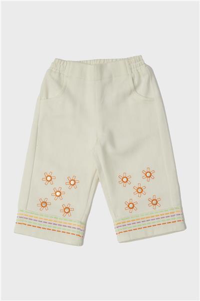 GB Baby Kız Bebek Ekru Pantolon