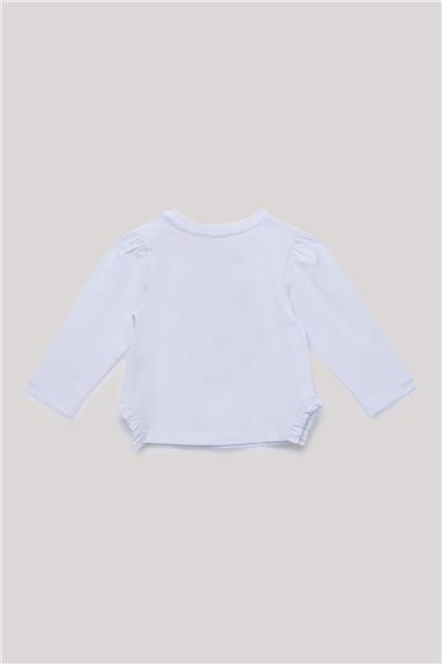 GB Baby Kız Bebek Ekru T-Shirt