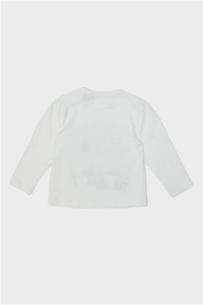 GB Baby Kız Bebek Ekru T-Shirt