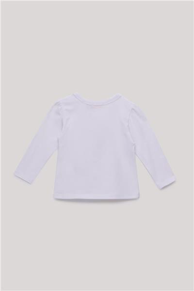 GB Baby Kız Bebek Ekru T-Shirt