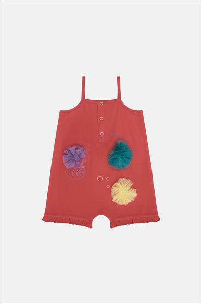 GB Baby Kız Bebek Kırmızı Tulum