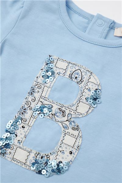 GB Baby Kız Bebek Mavi Tshirt