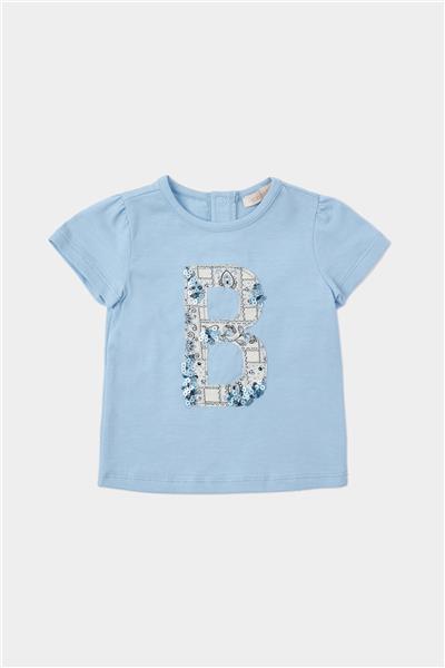 GB Baby Kız Bebek Mavi Tshirt