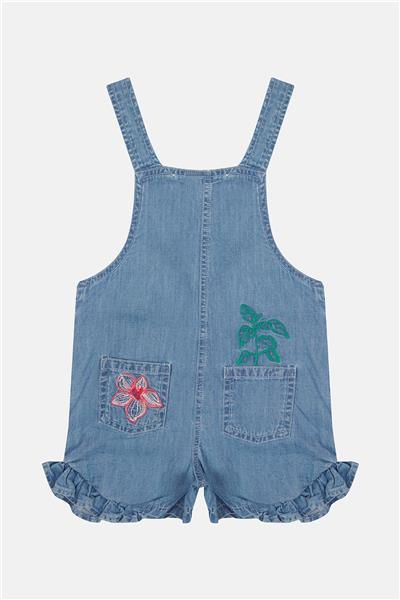 GB Baby Kız Bebek Mavi Tulum