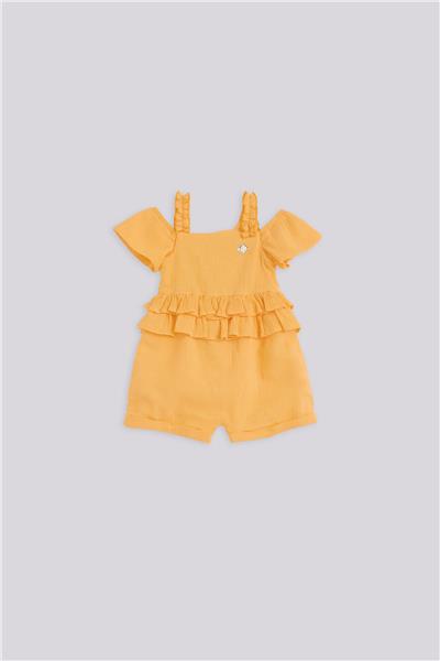 GB Baby Kız Bebek Oranj TulumGB Baby Kız Bebek Oranj Tulum