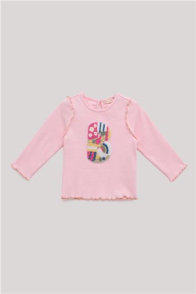 GB Baby Kız Bebek Pembe T-Shirt