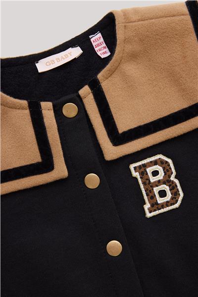 GB Baby Kız Bebek Siyah Sweatshirt