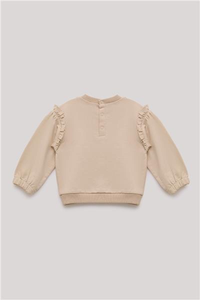 GB Baby Kız Bebek Somon Sweatshirt