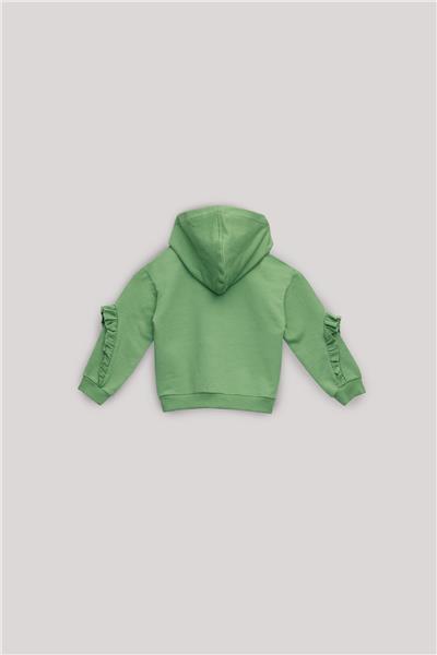 GB Baby Baby Girl Peanut Green Tracksuit Top