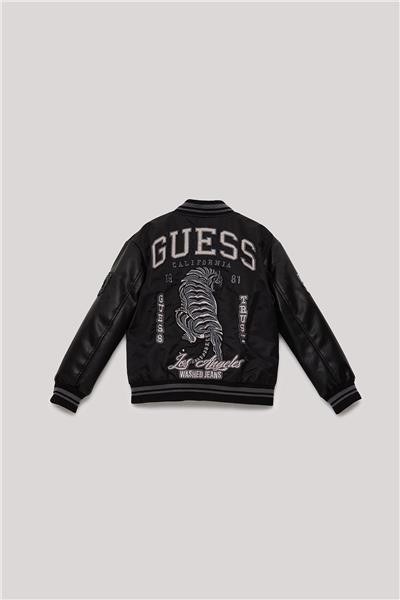 Guess Erkek Çocuk Siyah Mont
