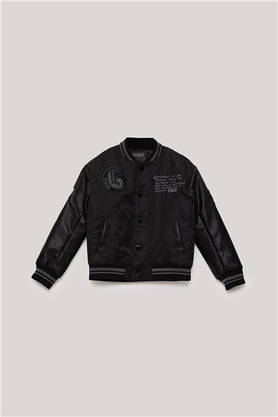Guess Erkek Çocuk Siyah Mont