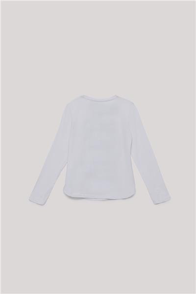 Guess Kız Çocuk Beyaz T-Shirt