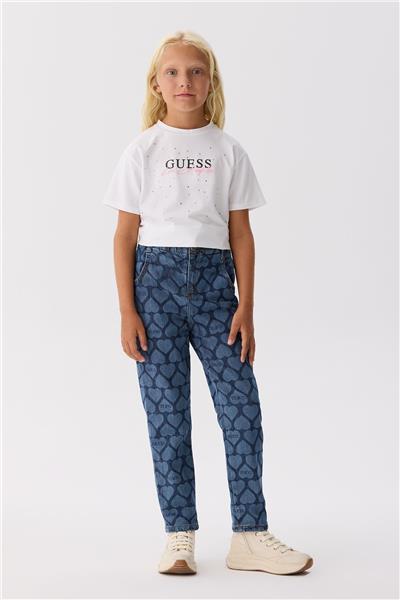 Guess Kız Çocuk Mavi Pantolon