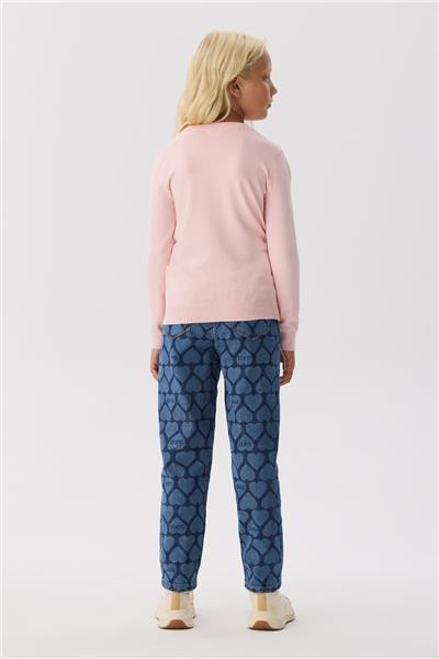 Guess Kız Çocuk Pembe Sweatshirt