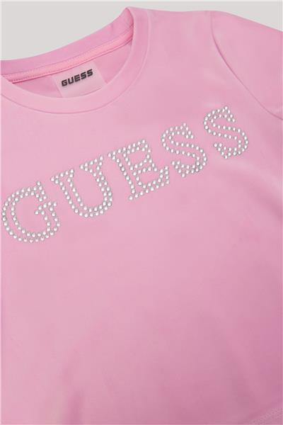 Guess Kız Çocuk Pembe T-Shirt