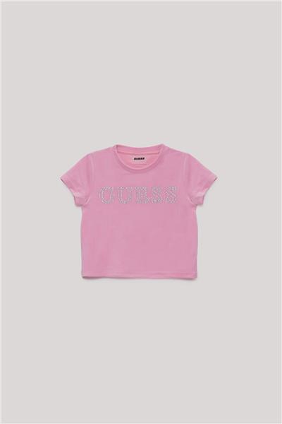 Guess Kız Çocuk Pembe T-Shirt