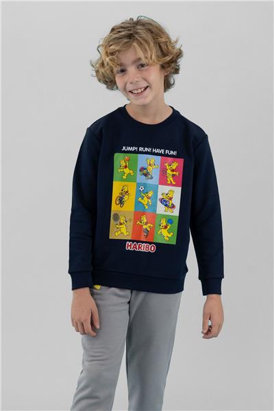 Haribo Erkek Çocuk Lacivert Sweatshirt