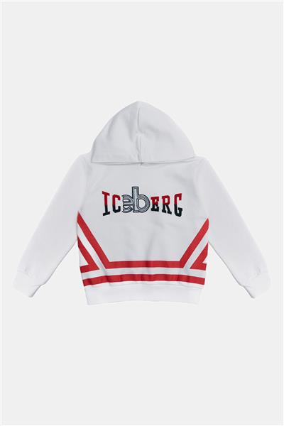 Iceberg Erkek Çocuk Beyaz Sweatshirt