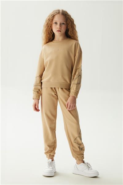 Iceberg Kız Çocuk Açık Kahve Sweatshirt