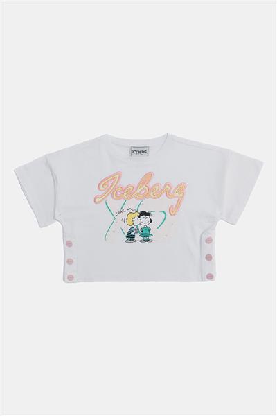 Iceberg Kız Çocuk Beyaz T-Shirt