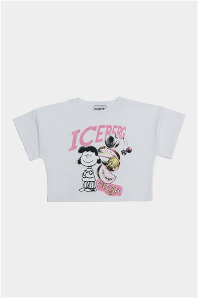 Iceberg Kız Çocuk Beyaz T-Shirt