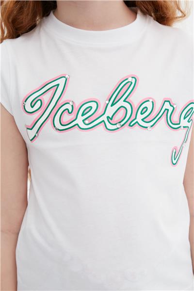 Iceberg Kız Çocuk Beyaz T-Shirt