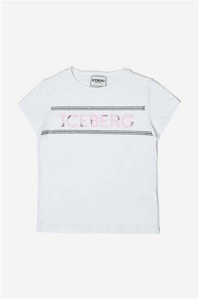 Iceberg Kız Çocuk Beyaz T-Shirt