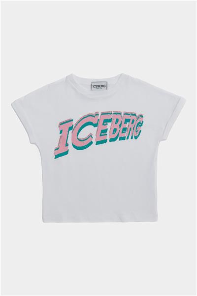 Iceberg Kız Çocuk Beyaz T-Shirt
